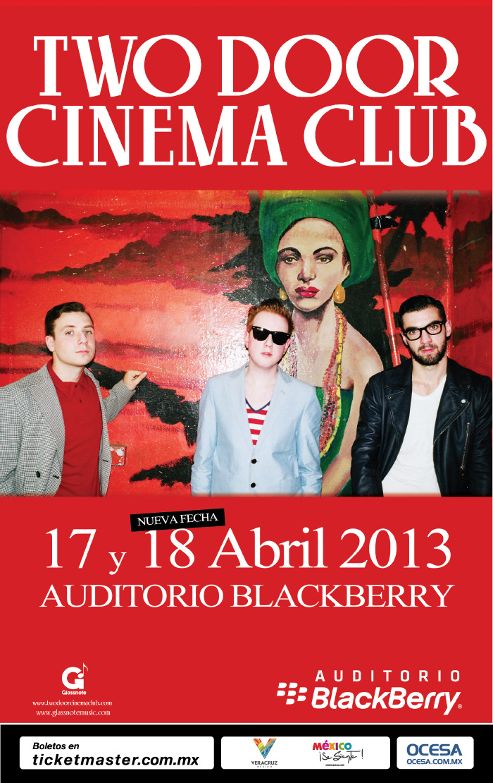 Two Door Cinema Club 17 y 18 Abril