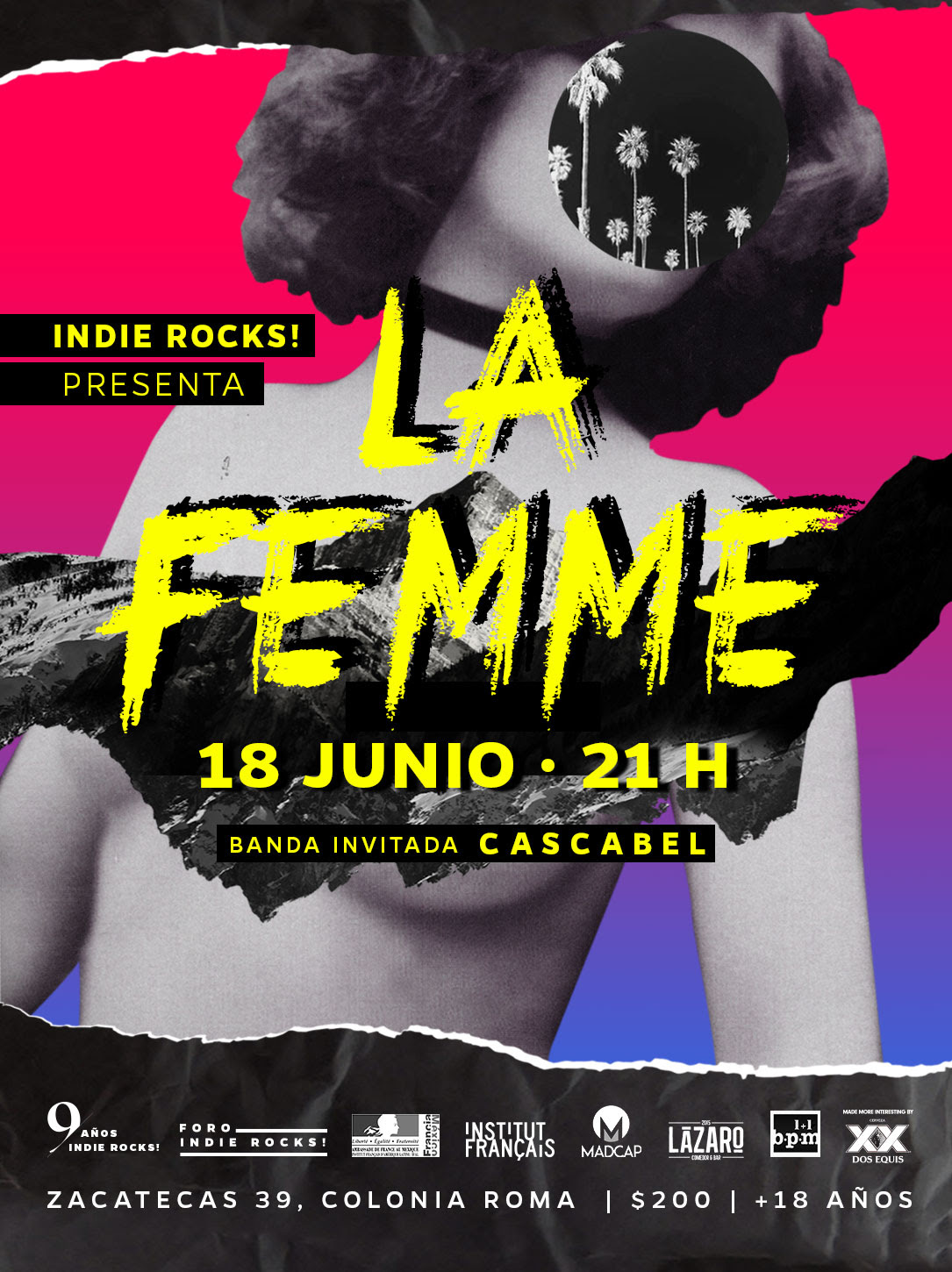 Festeja los 9 Años de Foro Indie Rocks con La Femme