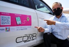 CDMX lanza flotilla de nuevos  Taxis incluyentes